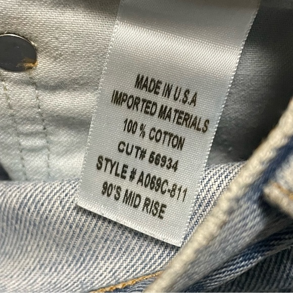 Agolde 90s Jeans in Fall Out Distressed Mid Rise Loose Fit A069C-811 Sz 23 - Picture 10 of 13